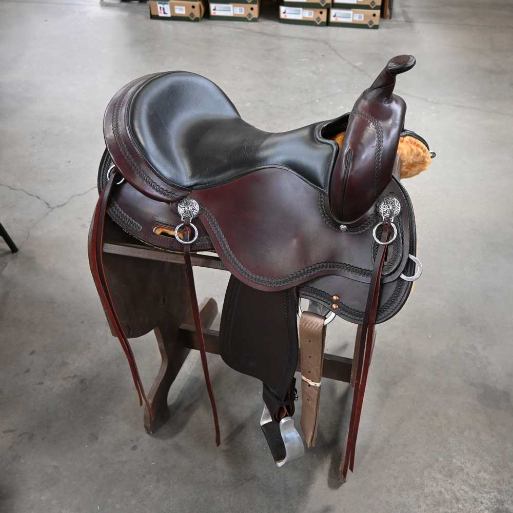 What is the tree size on this 16" DEMO CIRCLE Y GILLETTE TRAIL SADDLE?