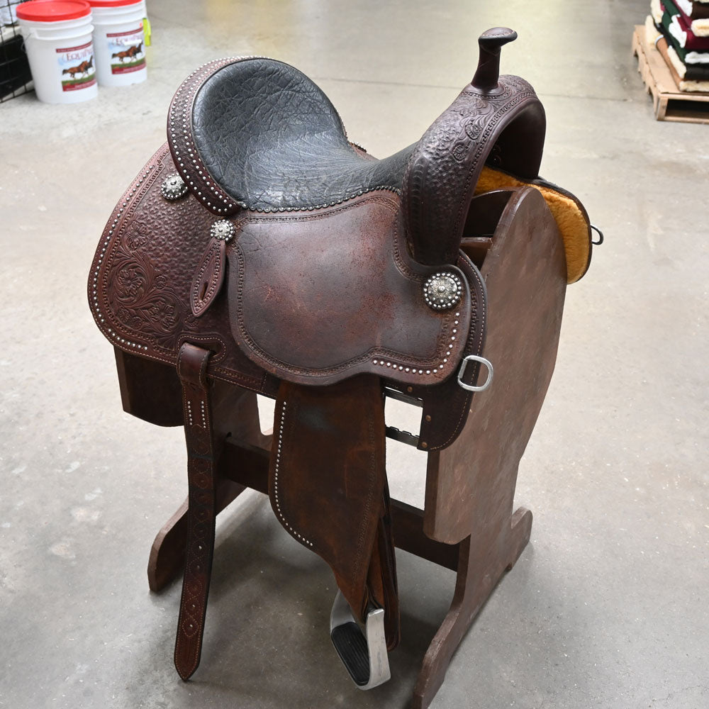 What is the tree size on the 14.5" USED MARTIN CROWN C 11" GULLET BARREL SADDLE?