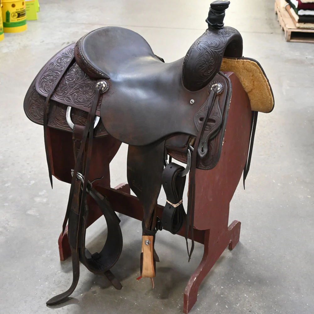 16" USED JEFF SMITH RANCH CUTTER SADDLE Questions & Answers