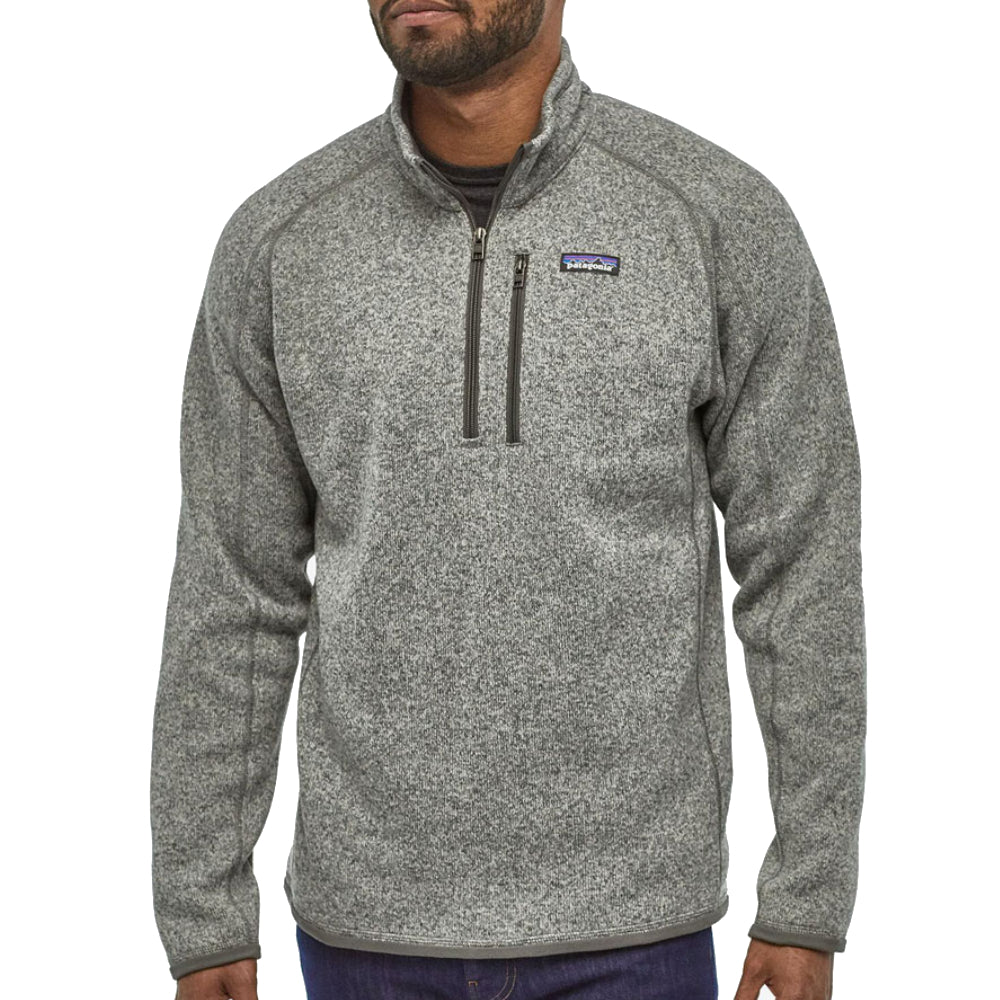What material is this Patagonia Men's Better Sweater 1/4 Zip Pullover made from?