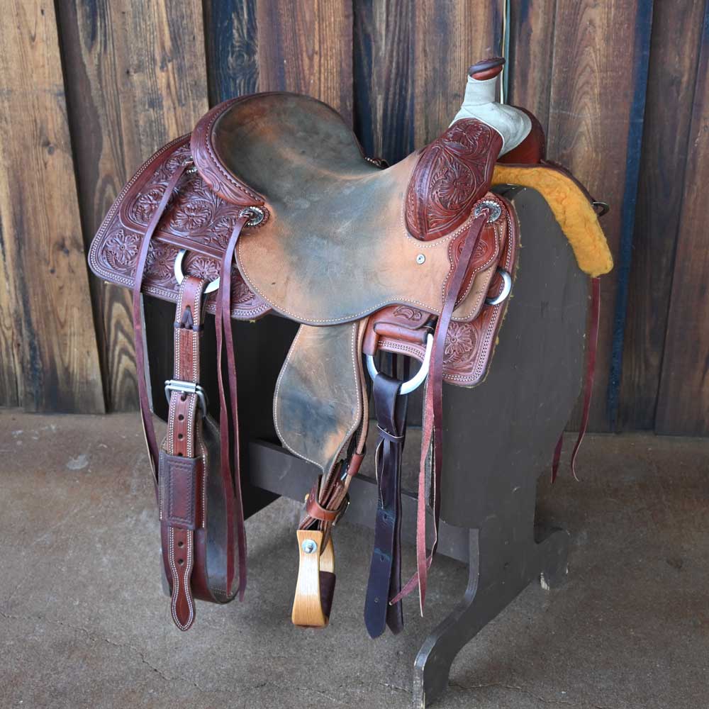 Would you take $3000 for this 15.5" USED DON RICH COW HORSE SADDLE?