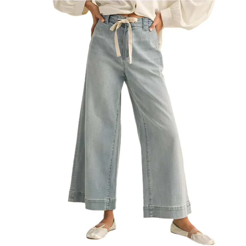 How do these Tie Front Pant - FINAL SALE fit? I am usually a size 10/12 in women's jeans.