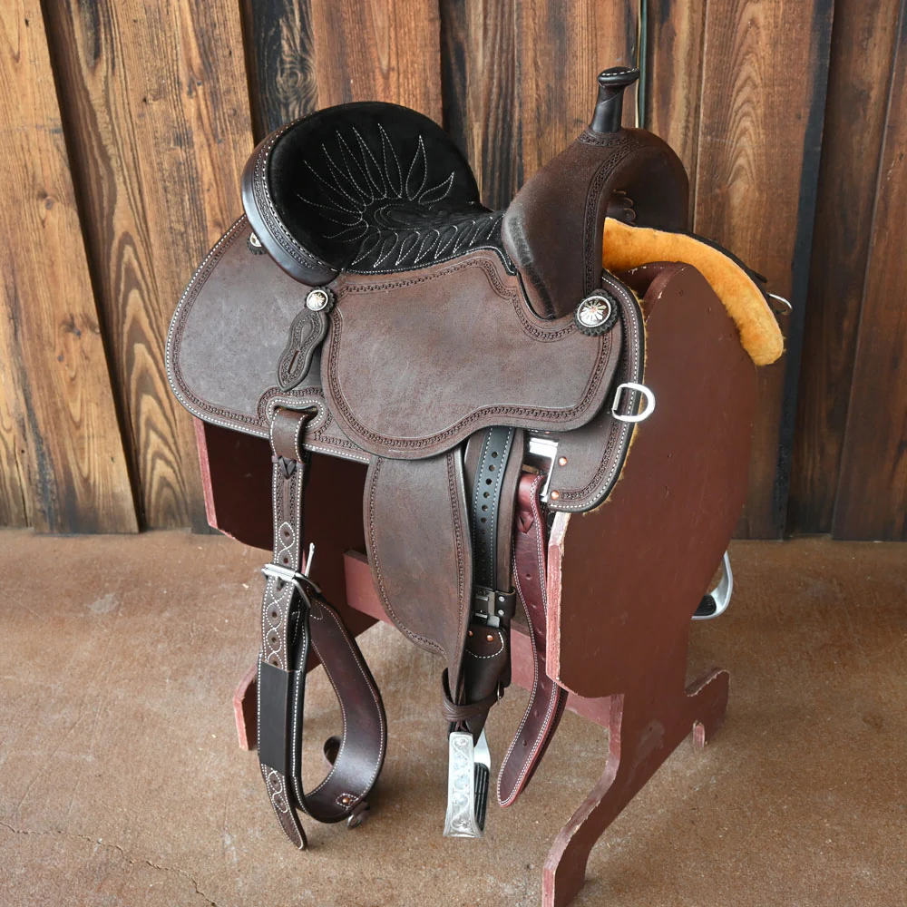 What is the cantle height on this 14.5" MARTIN STINGRAY BARREL SADDLE?