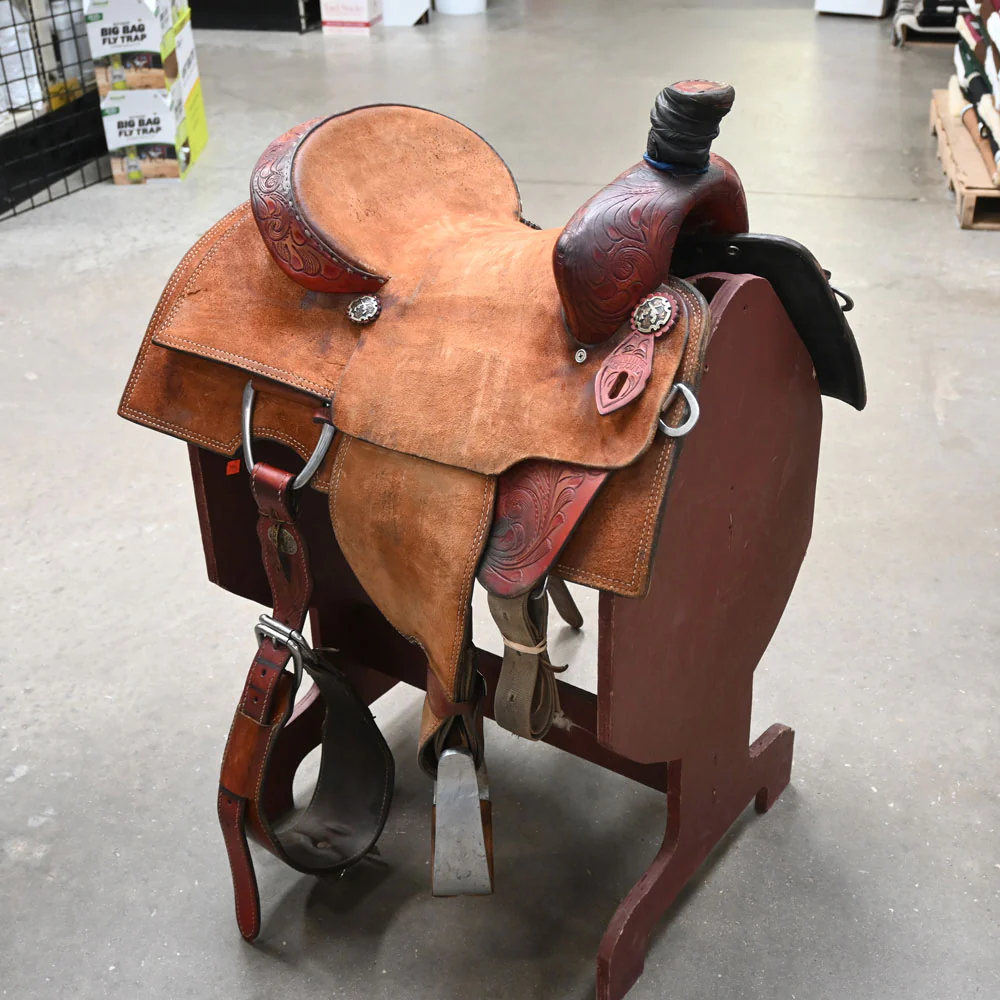 15" USED DOUBLE J ROPING SADDLE Questions & Answers