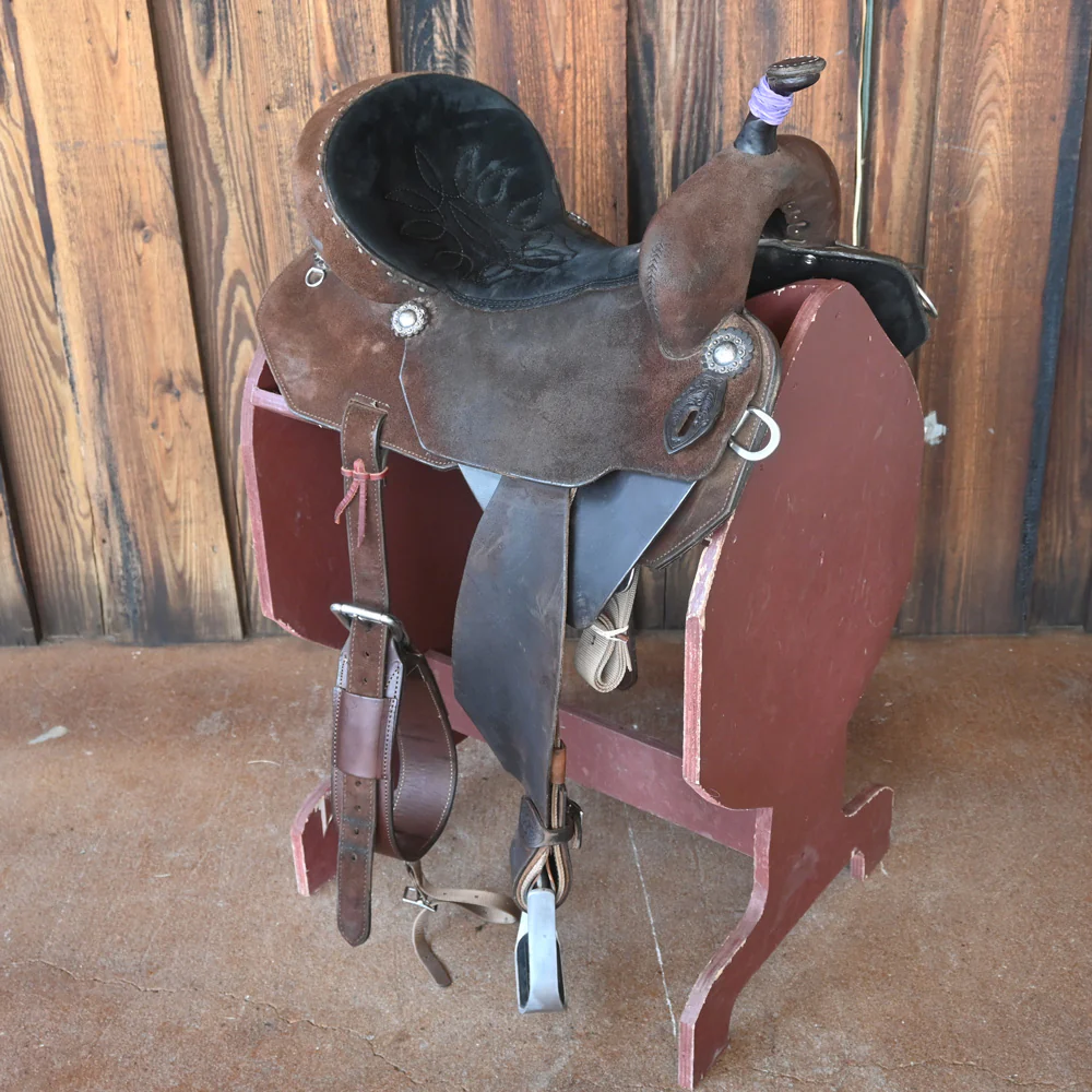 15" USED DOUBLE J BARREL SADDLE Questions & Answers