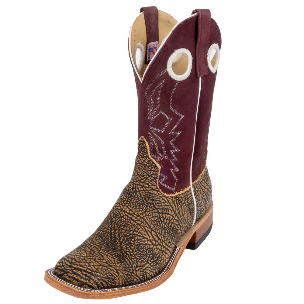 What type of heel does this boot have?