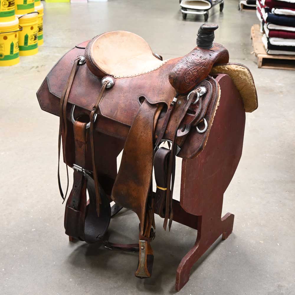 How can I get more information about the 15.5" USED LUKE LANE RANCH SADDLE?