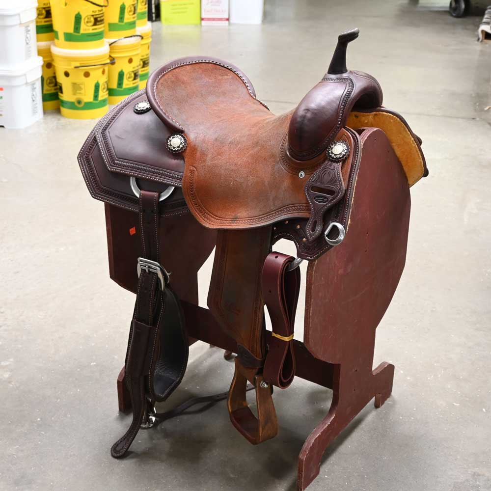 What tree does this 16" USED JEFF SMITH CUTTING SADDLE have?