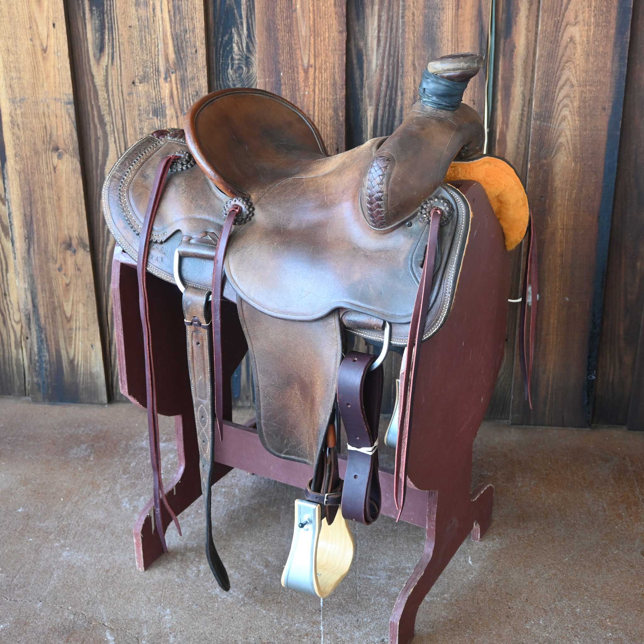 Is there a satisfaction guarantee offered with the 14.5" USED CRAIG LEWIS RANCH SADDLE?