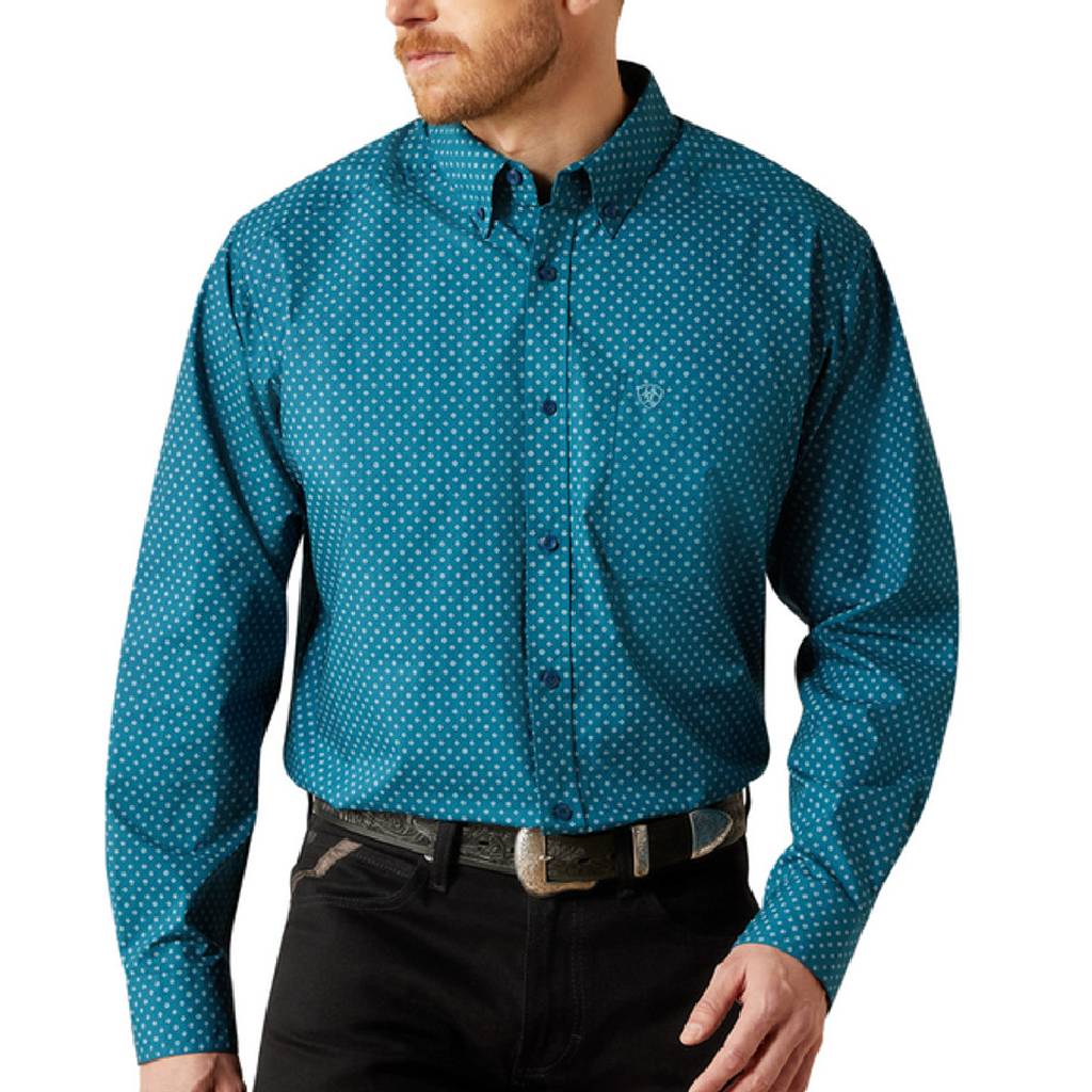 Ariat Men's Tyce Classic Fit Geo Print Button Down Shirt - FINAL SALE Questions & Answers