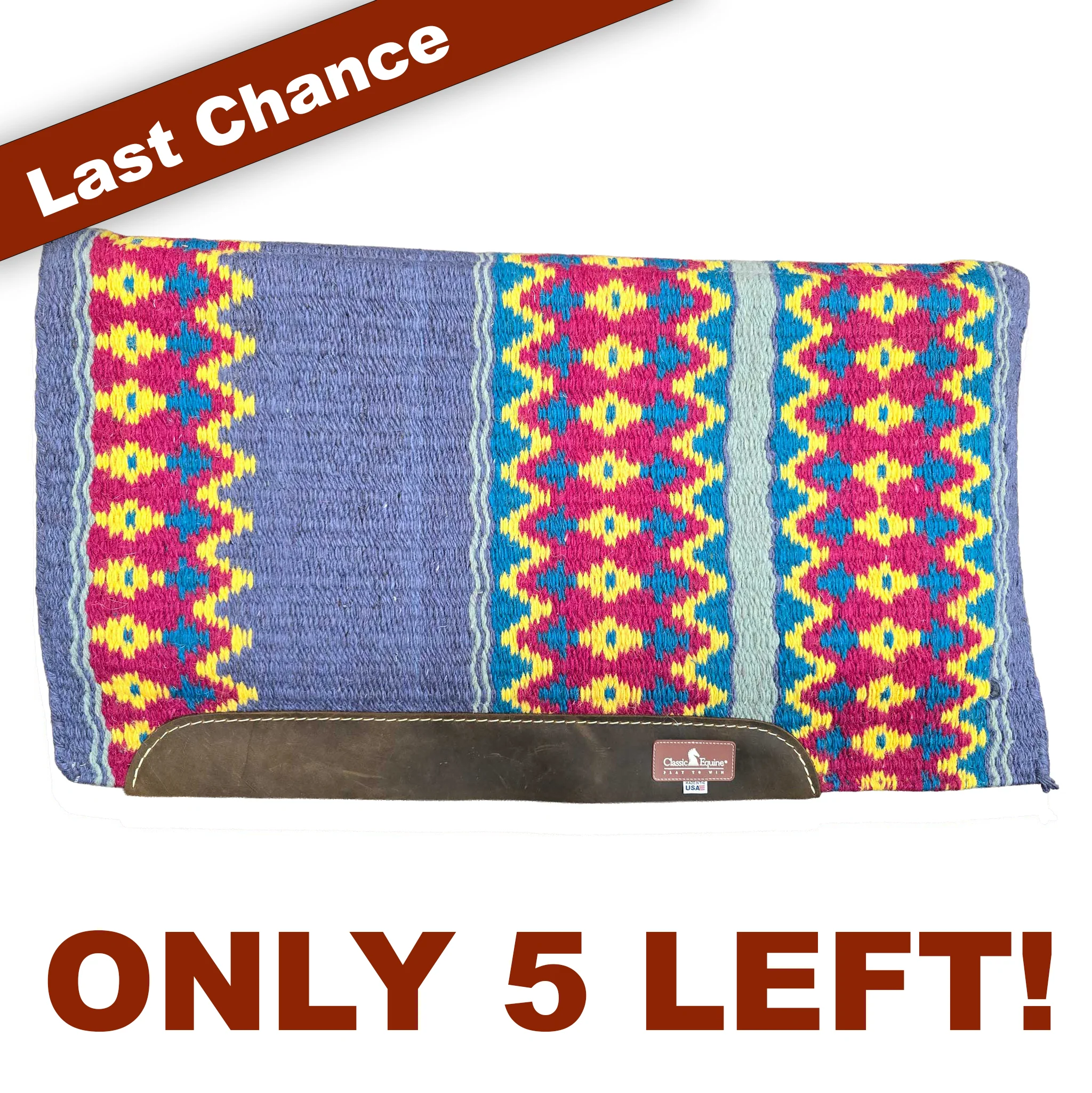 NEW Classic Equine Wool Top Pad 34x38 - ONLY 5 LEFT!! Questions & Answers