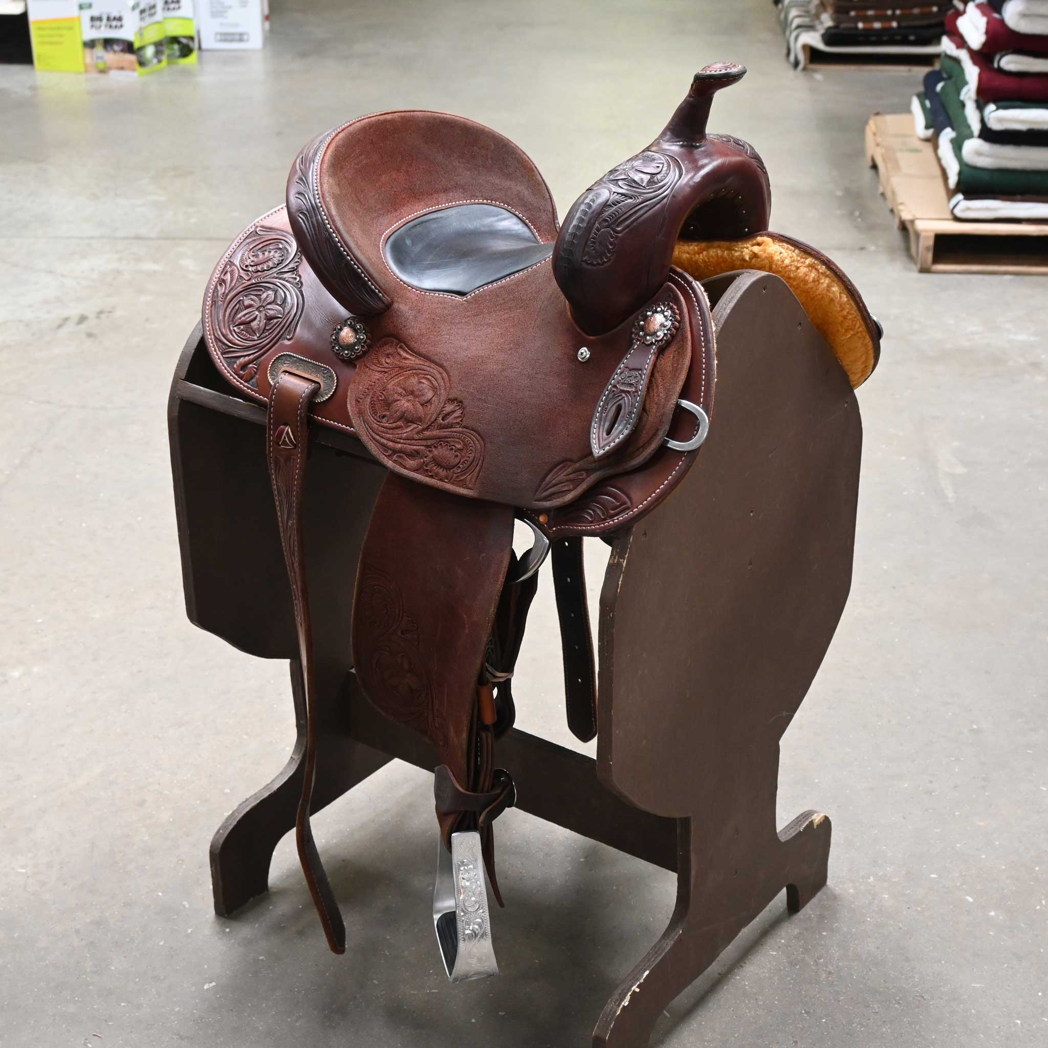 13" USED BURNS BARREL SADDLE Questions & Answers