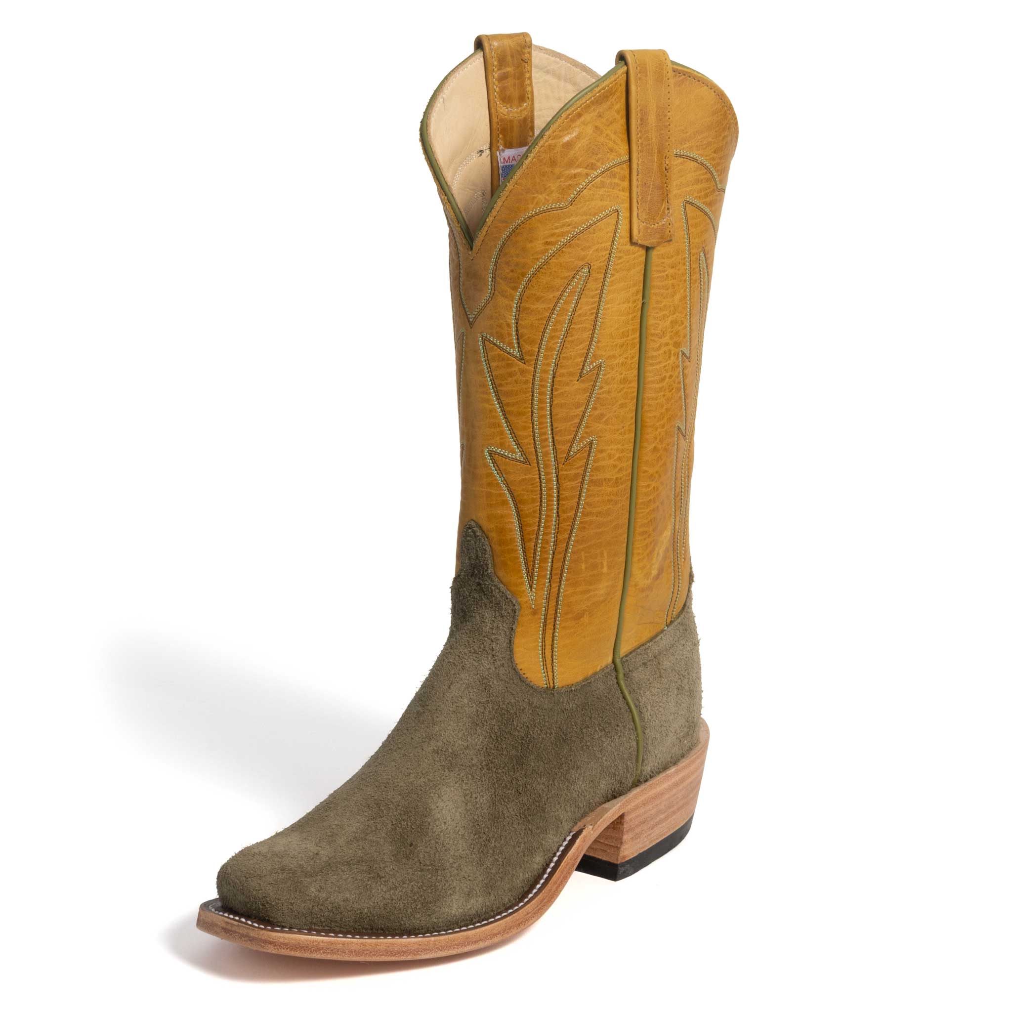 Anderson Bean Men's Cutter Military Green Wyoming Western Boot Questions & Answers
