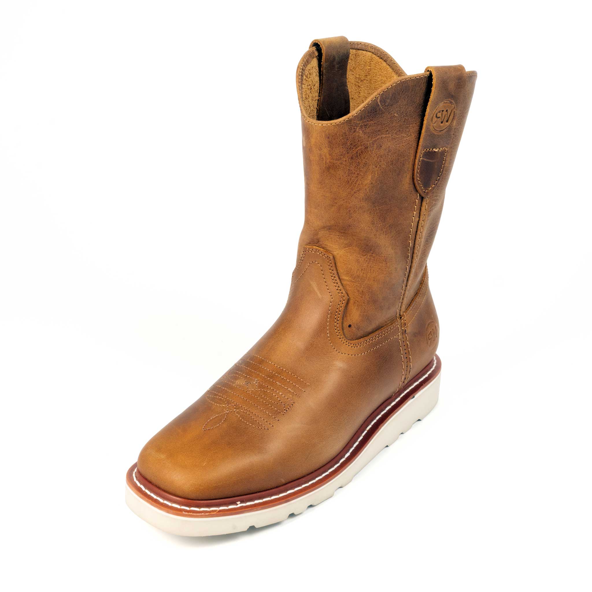 RW Ranch Men's Tan Renegade Cowhide Square Toe Boots Questions & Answers