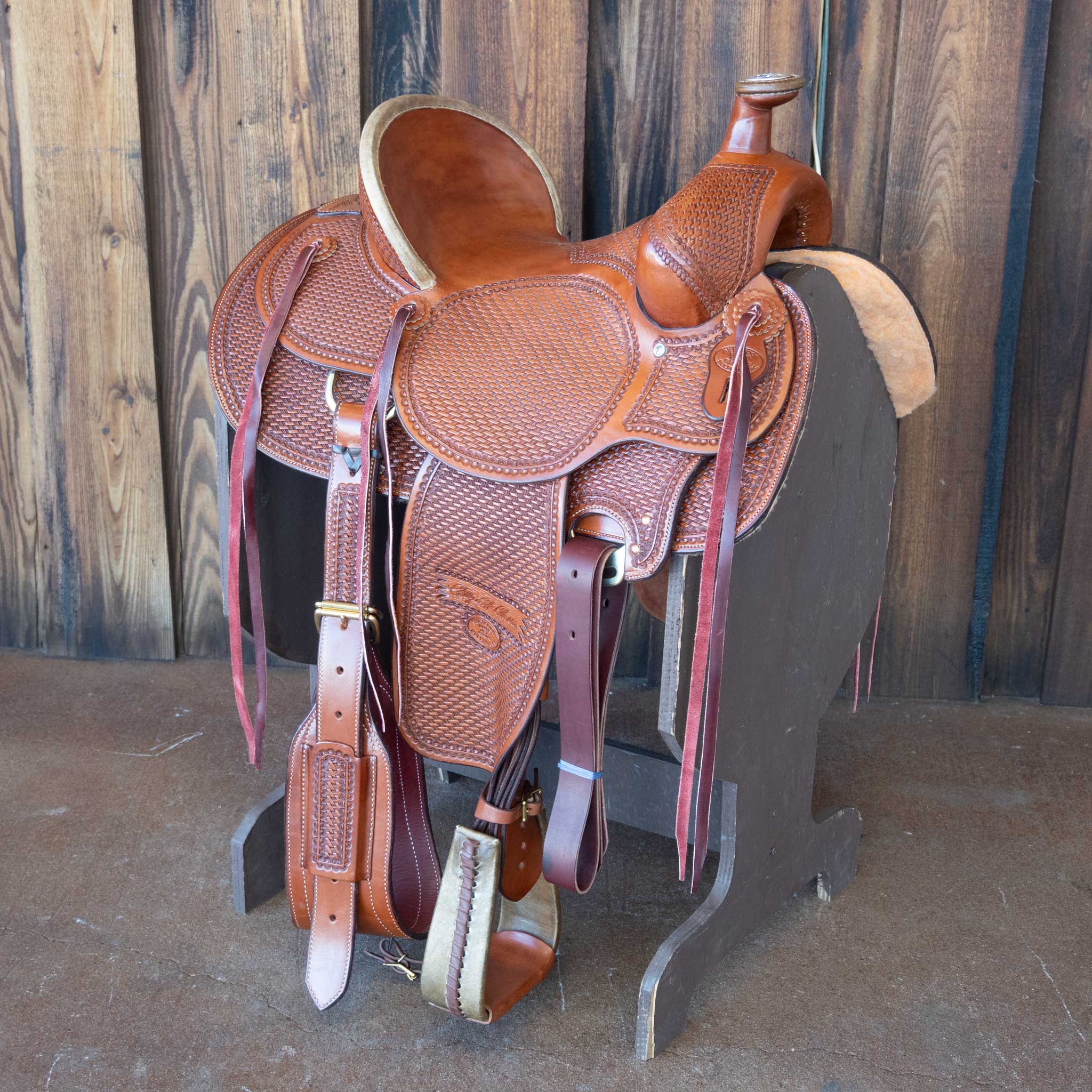 What is the finish of the leather?