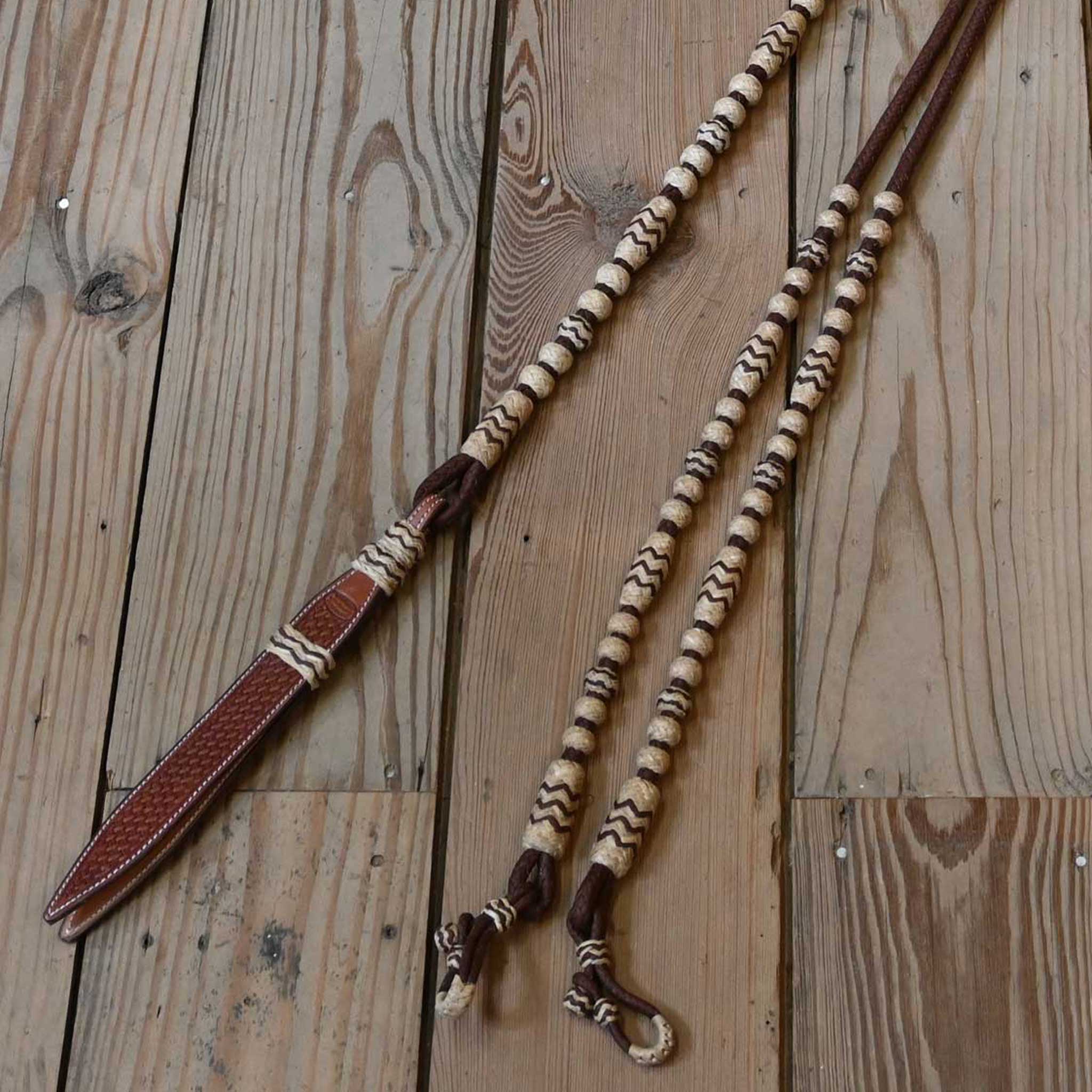 How many plaits are these Jose Ortiz Handmade Rawhide Romel Reins?