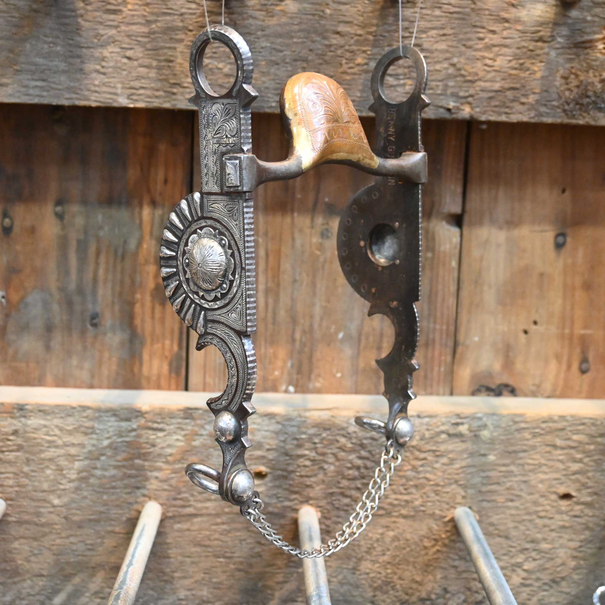 How wide is the mouth piece on Benny Guitron Hooded Copper Port Bit w/Copper Roller?