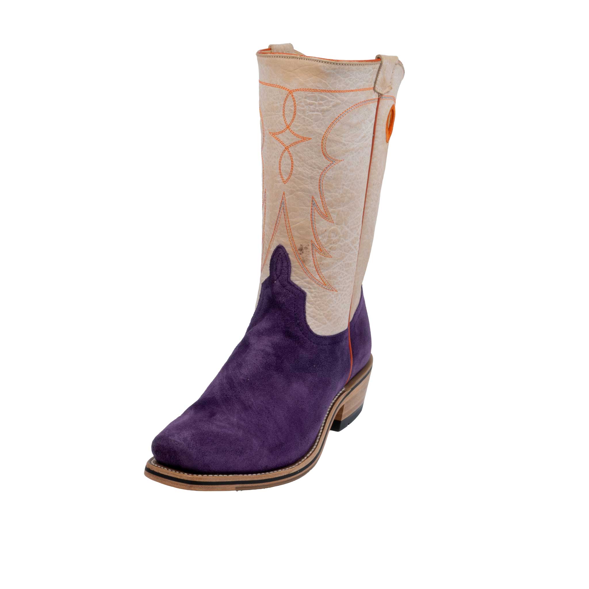 Horse Power Men's Cutter Toe High Noon Purple Suede Western Boot Questions & Answers