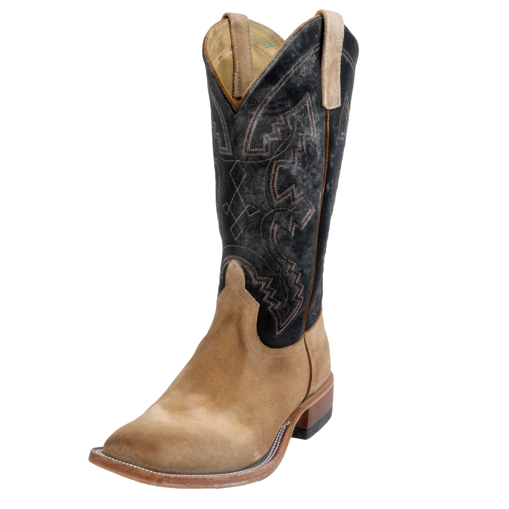 What is the heel style of the boot?