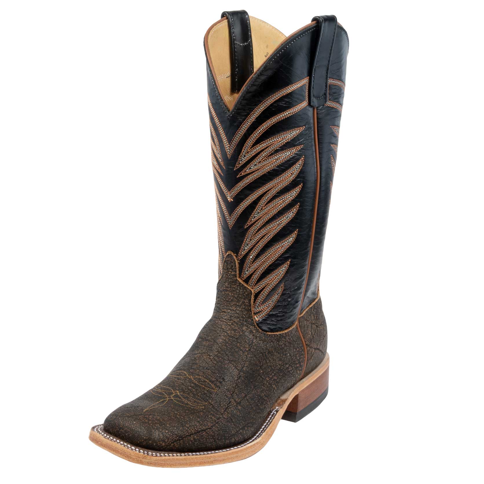 What type of heel do these boots have?