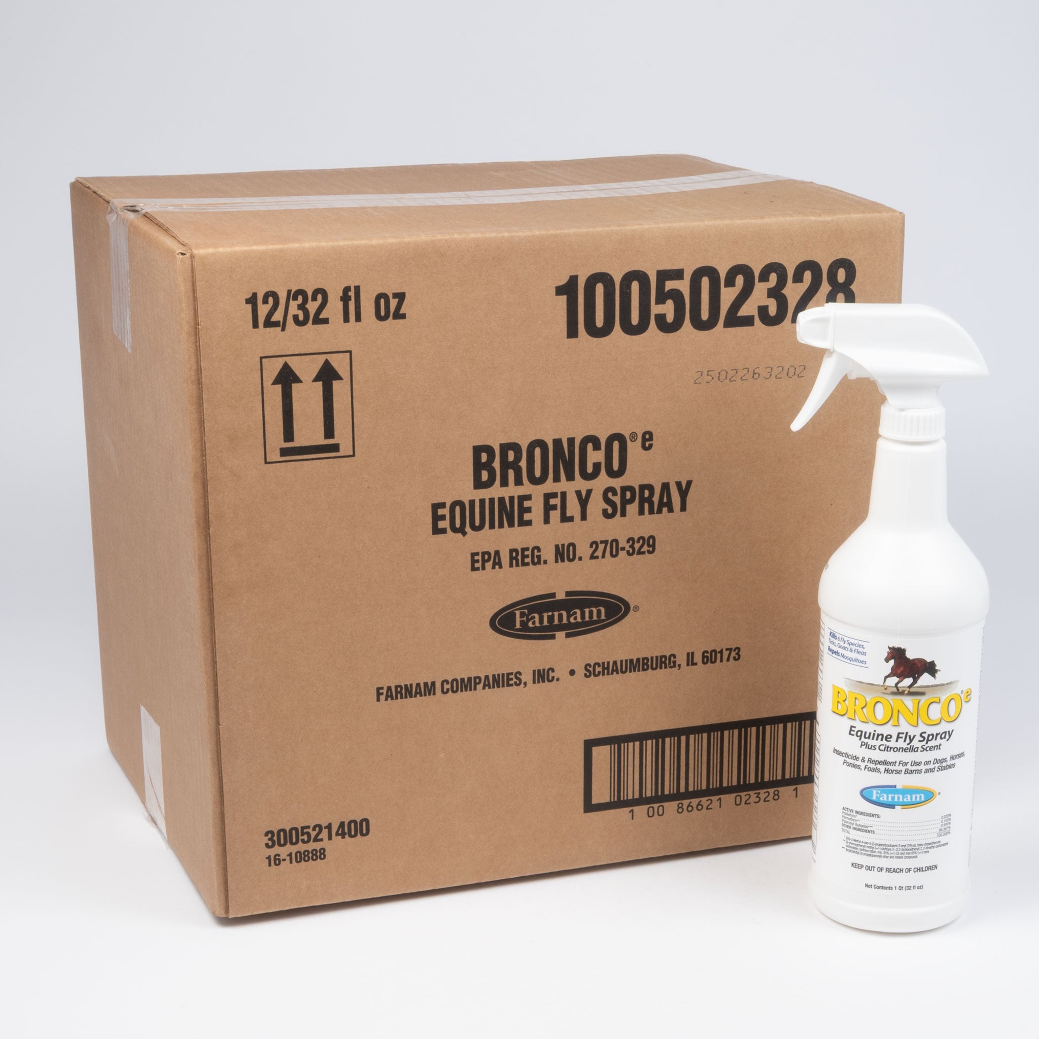 Farnam Bronco 32oz Equine Fly Spray - Case of 12 Questions & Answers