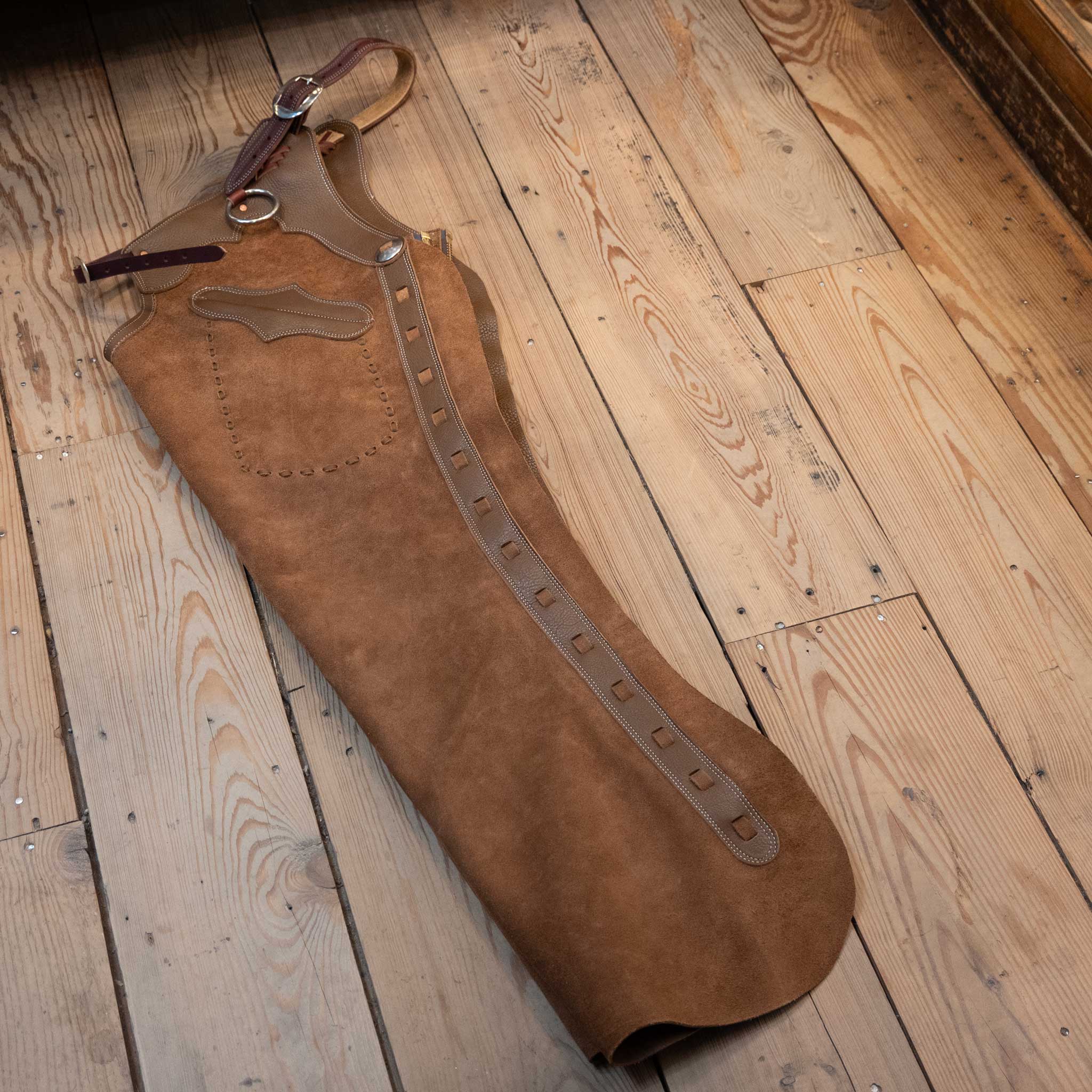 Teskey's Medium Roughout Shotgun Chaps Questions & Answers