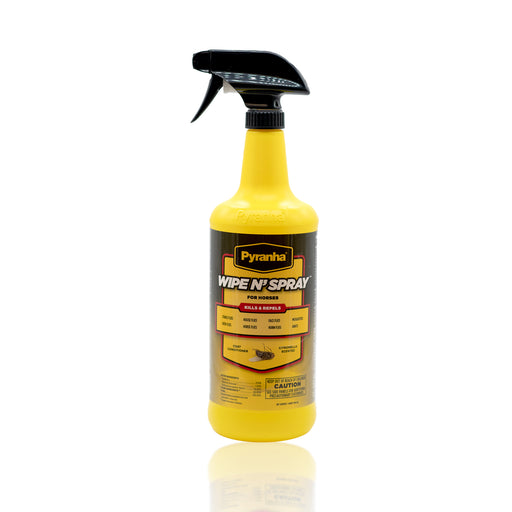 Pyranha Wipe N' Spray Equine - Fly & Insect Control Pyranha