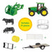 Tomy John Deere 132 Haying Farm Set (21 Piece) KIDS - Accessories - Toys Tomy