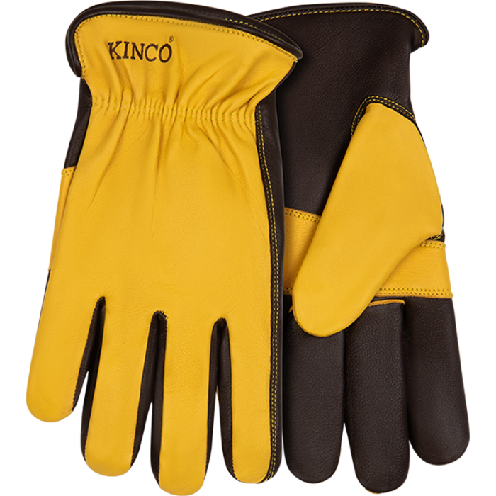 Kinco Premium Grain Sheepskin Driver With Palm Patch For the Rancher - Gloves Kinco   