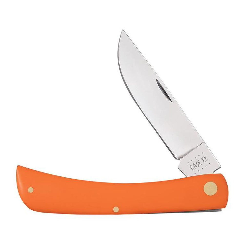 Case Orange Synthetic Smooth Sod Buster Knives WR CASE   