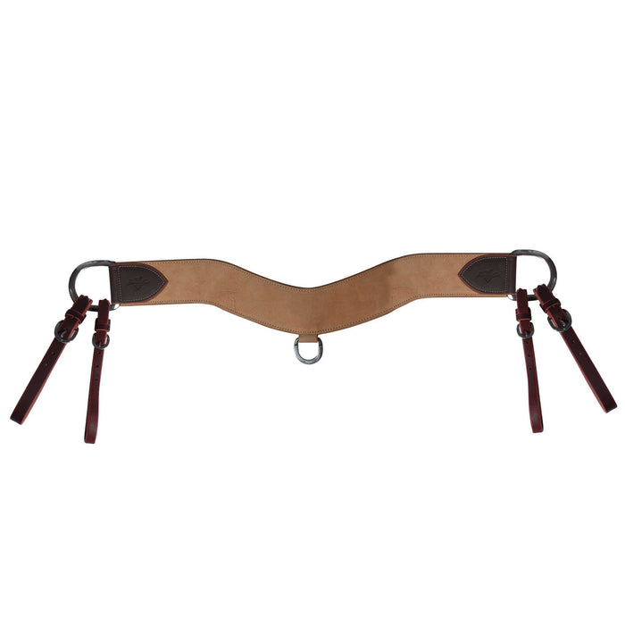 Professional's Choice 3-1/4" Rough-Out Steer Tripper Breast Collar Tack - Breast Collars Professional's Choice