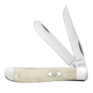Case Mini Trapper - Smooth Natural Bone - XX Oval Shield Knives W.R. Case   