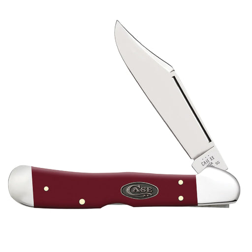 Smooth Mulberry Synthetic Copperlock Knives W.R. Case