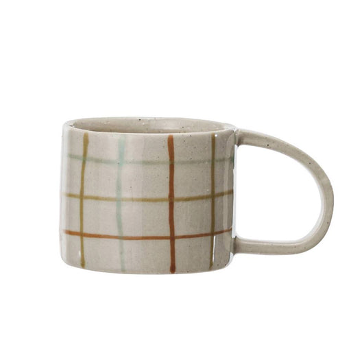 12 oz. Hand-Painted Stoneware Mug - FINAL SALE HOME & GIFTS - Tabletop + Kitchen - Drinkware + Glassware Creative Co-Op