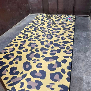 5x10ft Leopard Print Roll-Up Stall Mat Barn - Accessories Performance Stall Mats