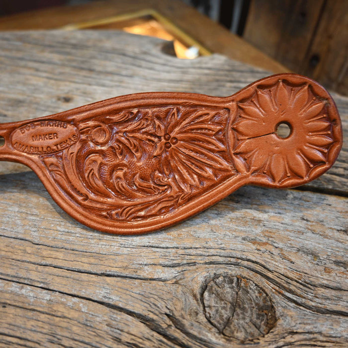 Bob Marrs Hand-Tooled Floral Spur Straps - Multiple Patterns