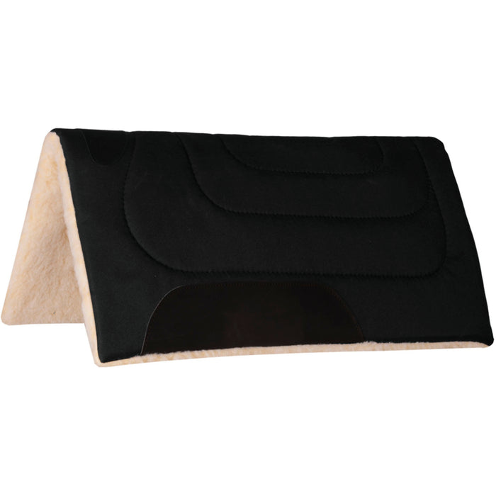Mustang Cordura Top Pad with Fleece Bottom Tack - Saddle Pads Mustang Black