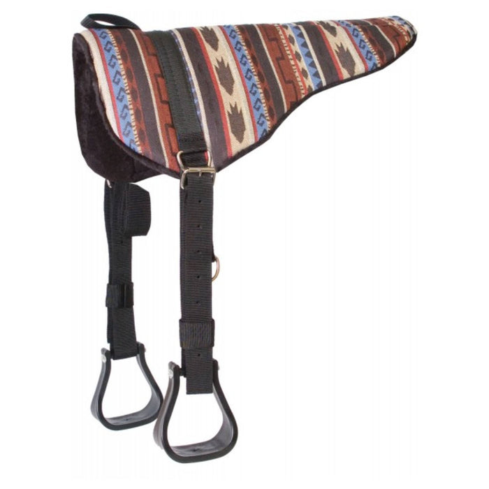 Mustang Sierra Herculon Bareback Saddle Pad w/Stirrups Tack - Saddle Pads Mustang Lasso Sierra
