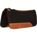 Mustang Black Felt Contoured Pad Tack - Saddle Pads Mustang