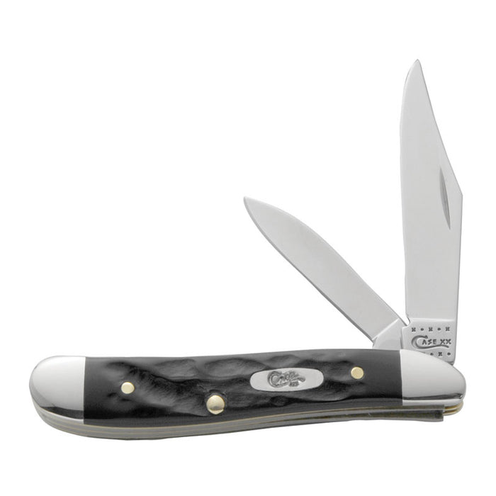 Case Jigged Rough Black® Synthetic Peanut Knives W.R. Case