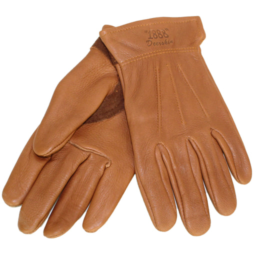 Tuff Mate The "1888" Authentic Western Style Deerskin Driver For the Rider - Gloves Tuff Mate