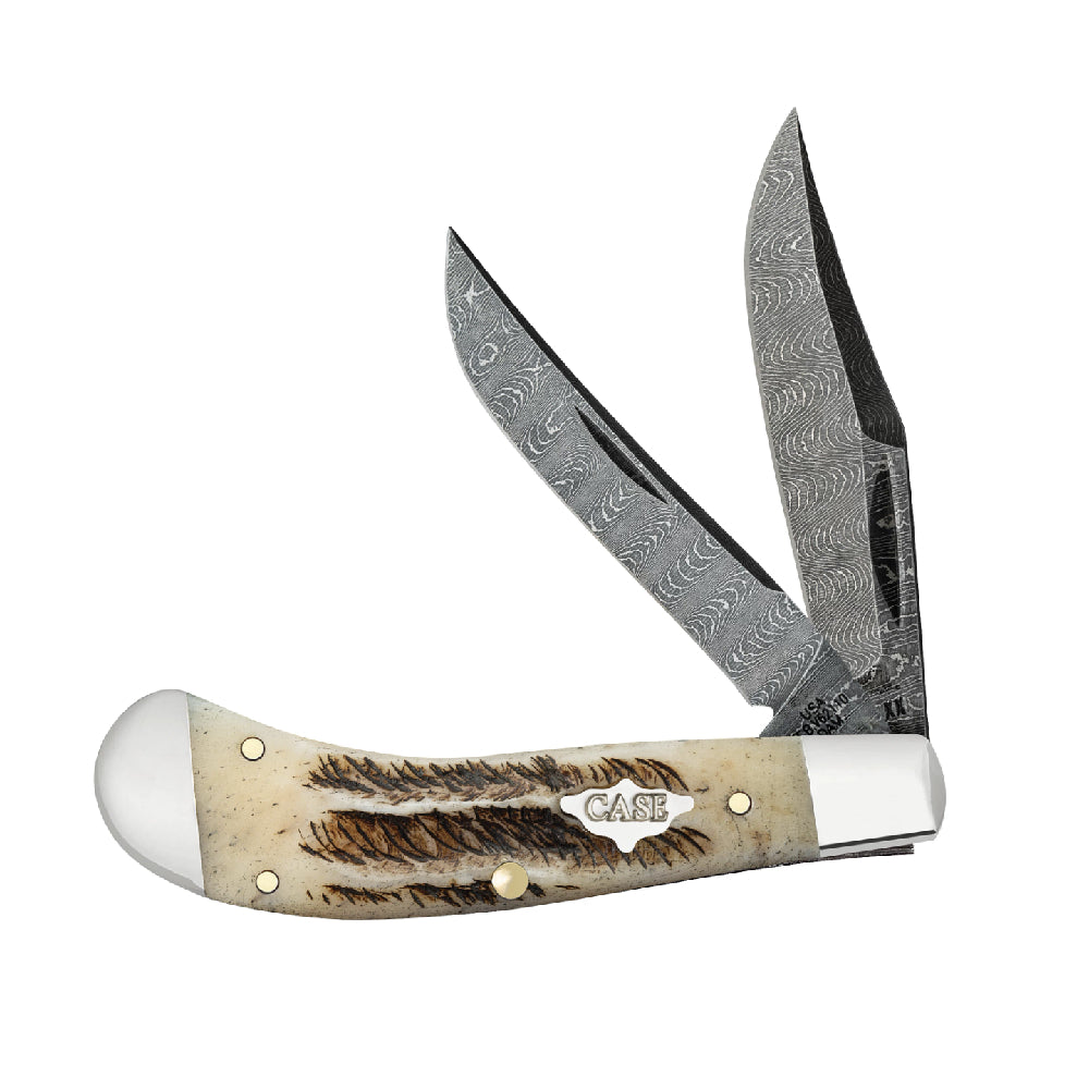 Vintage Bone Saddlehorn Knives WR CASE   