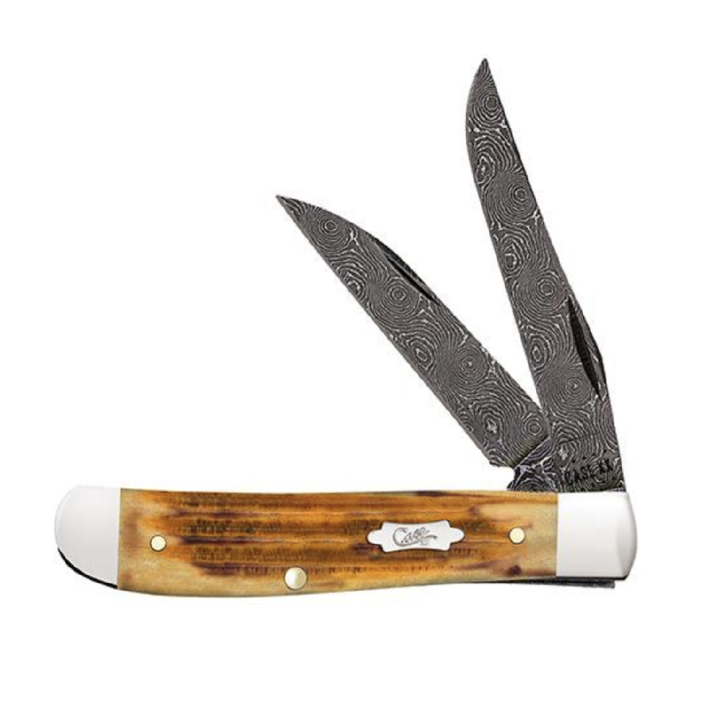 Burnt Goldenrod Second Cut Jig Mini Trapper(6207W DAM) Knives WR CASE   