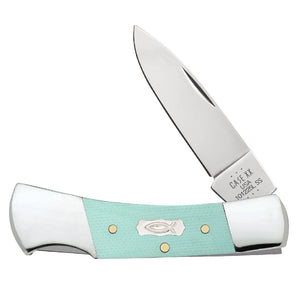 Case Lockback - Seafoam Green G-10 - Ichthus Shield Knives - Knives W.R. Case   