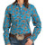 Cinch Women's Blue Floral Print Shirt - FINAL SALE* WOMEN - Clothing - Tops - Long Sleeved Cinch   