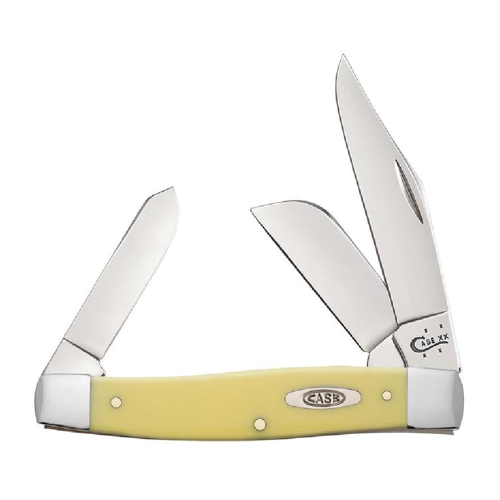 Yellow Synthetic CV Large Stockman Knives WR CASE   