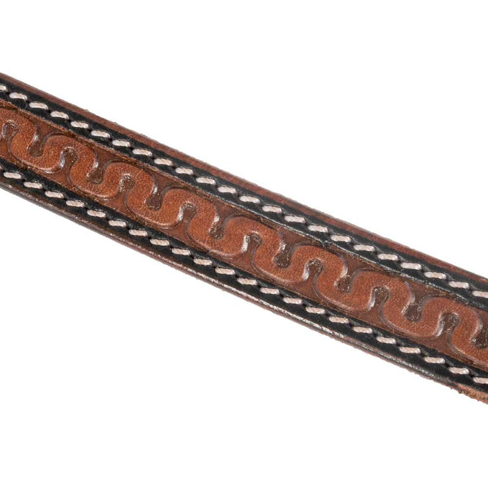 NEW Teskey's 3/4" Painted Tooled One Ear Headstall - Your Choice