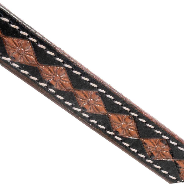 NEW Teskey's 3/4" Painted Tooled One Ear Headstall - Your Choice