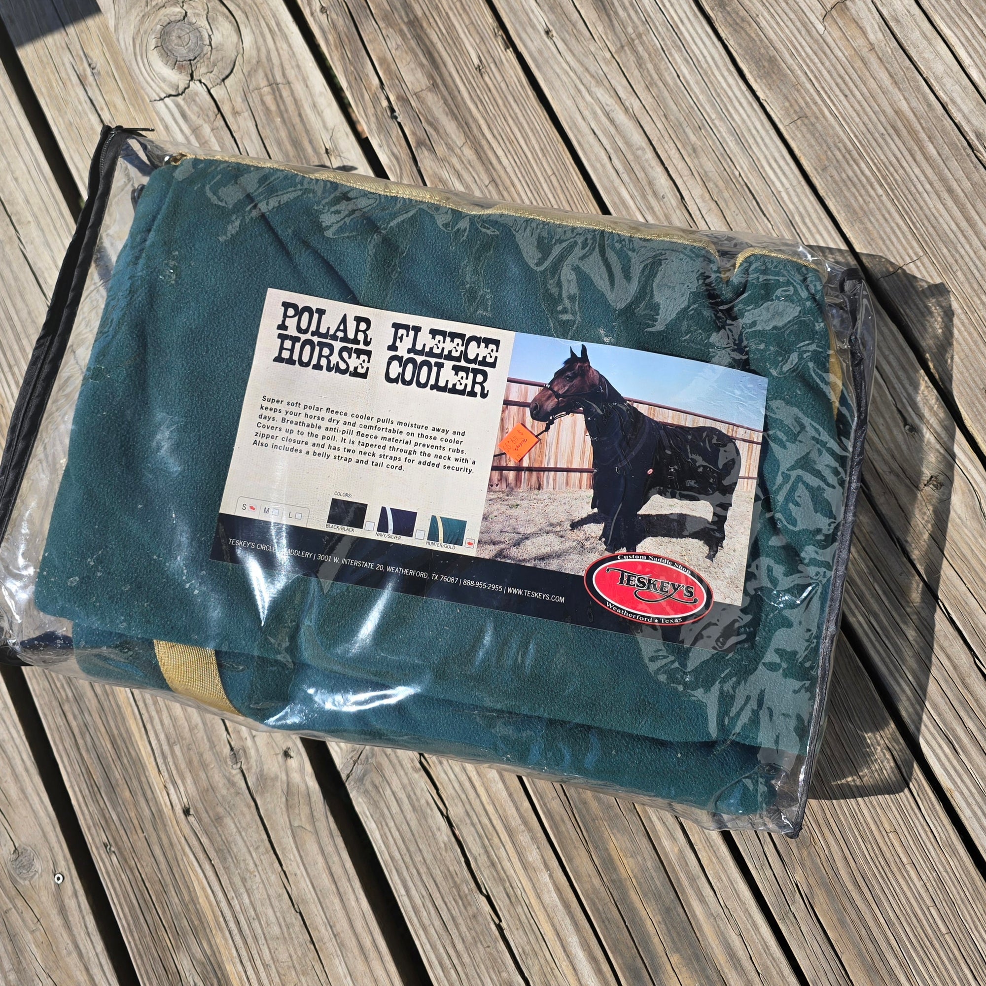 NEW Teskey's Polar Fleece Horse Cooler - Size Small (Multiple Colors) Sale Barn Teskey's   