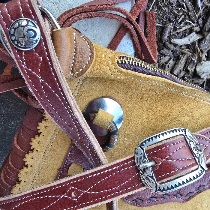 Handmade Crossbody Rooughout Chap Purse